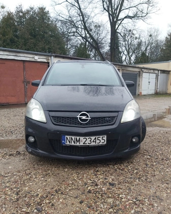 Opel Zafira cena 16900 przebieg: 265000, rok produkcji 2007 z Płock małe 92